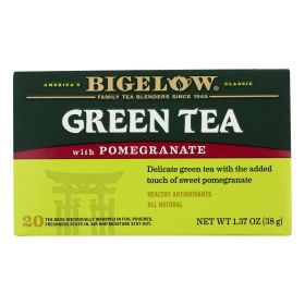 Bigelow Tea Green Tea - with Pomegranate - Case of 6 - 20 BAG