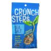 Crunchsters - Sprouted Protein Snack - Sea Salt - Case of 6 - 4 oz.