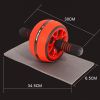 Gym Home equipment Workout Abdominal Muscle AB Wheels Fitness ab wheel roller with Mat 2 buyers