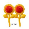 2 Pair Kids Toy Sunflower Dumbbell with Bell-Morning Exercises/Dance Performance