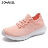 BOANXIL Women Socks Sneakers Running Shoes Breathable Outdoor Lightweight Sports Shoes Comfortable Athletic Training Footwear